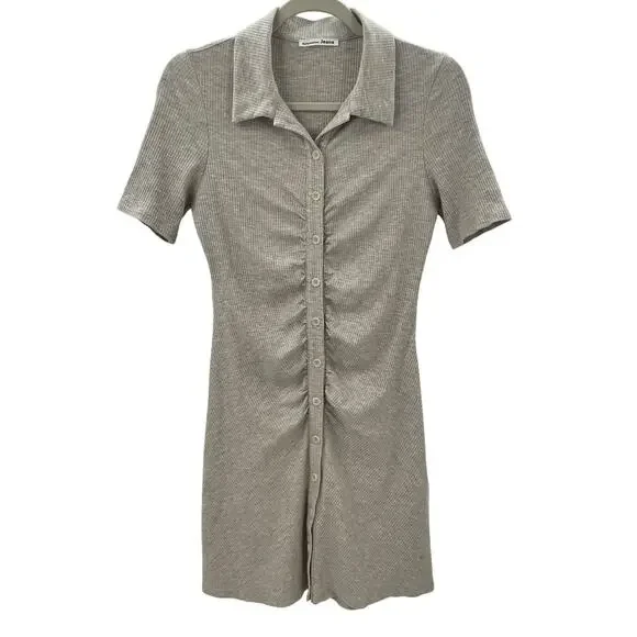 Reformation Lennon Dress Marble L - Picture 3 of 9